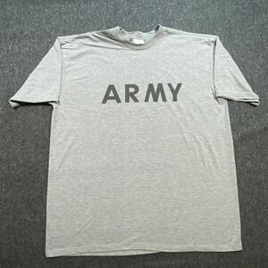 UNICOR Military IPFU Men XL Gray US Army PT Physical Fitness Training T-Shirt